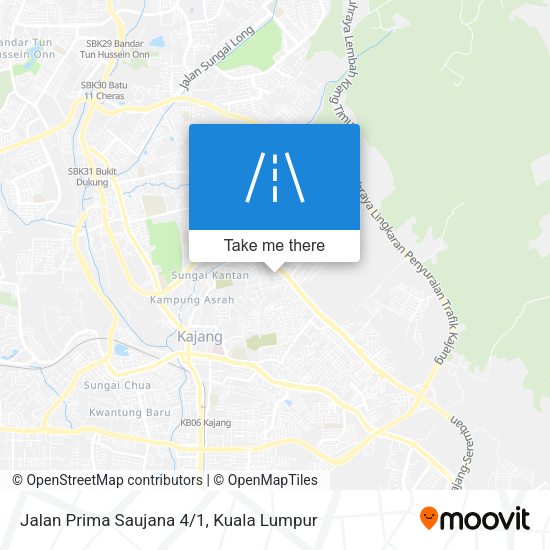 Jalan Prima Saujana 4/1 map
