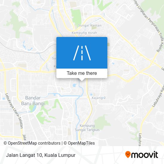 Jalan Langat 10 map