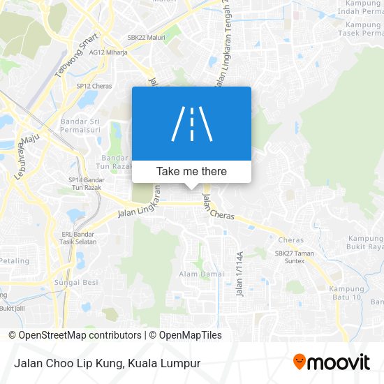 Peta Jalan Choo Lip Kung
