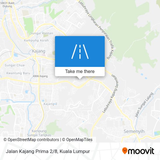 Jalan Kajang Prima 2/8 map