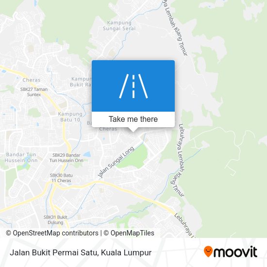 Jalan Bukit Permai Satu map