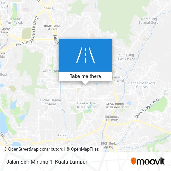 Peta Jalan Seri Minang 1