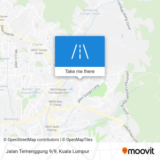 Jalan Temenggung 9/9 map