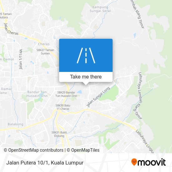 Jalan Putera 10/1 map