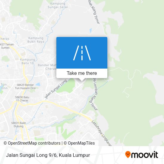 Peta Jalan Sungai Long 9/6
