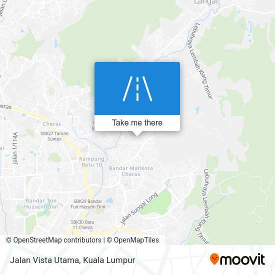 Jalan Vista Utama map
