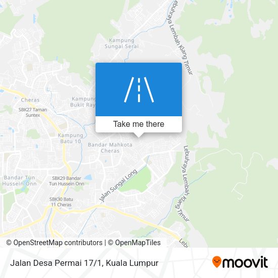 Jalan Desa Permai 17/1 map