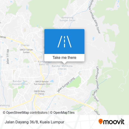 Jalan Dayang 36/8 map