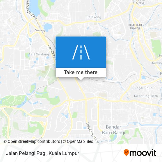Jalan Pelangi Pagi map