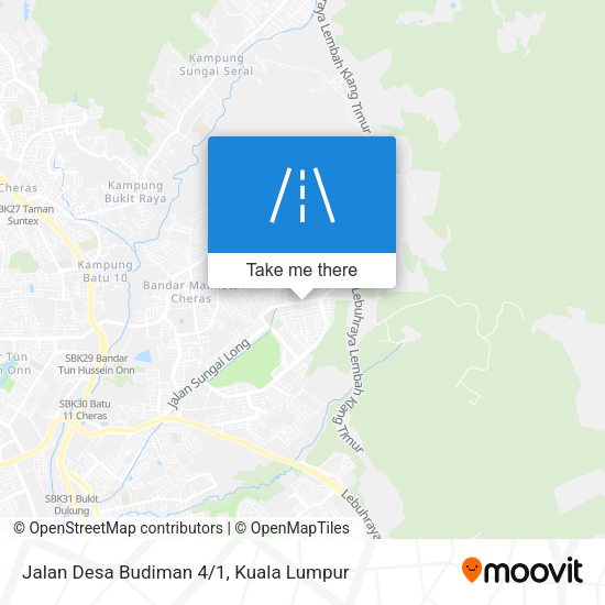Peta Jalan Desa Budiman 4/1