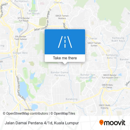 Peta Jalan Damai Perdana 4/1d