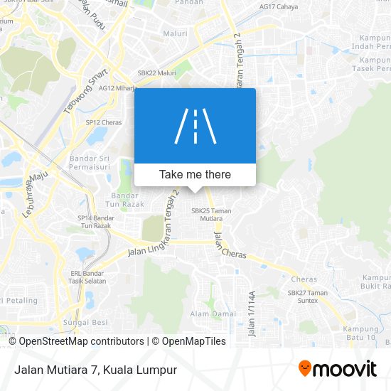 Jalan Mutiara 7 map