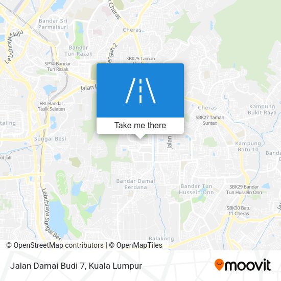 Jalan Damai Budi 7 map