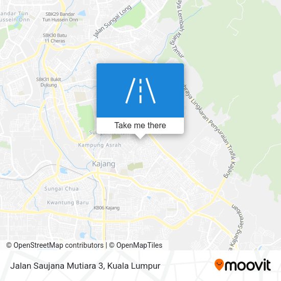 Jalan Saujana Mutiara 3 map