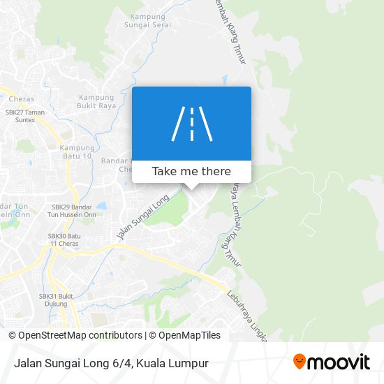 Jalan Sungai Long 6/4 map