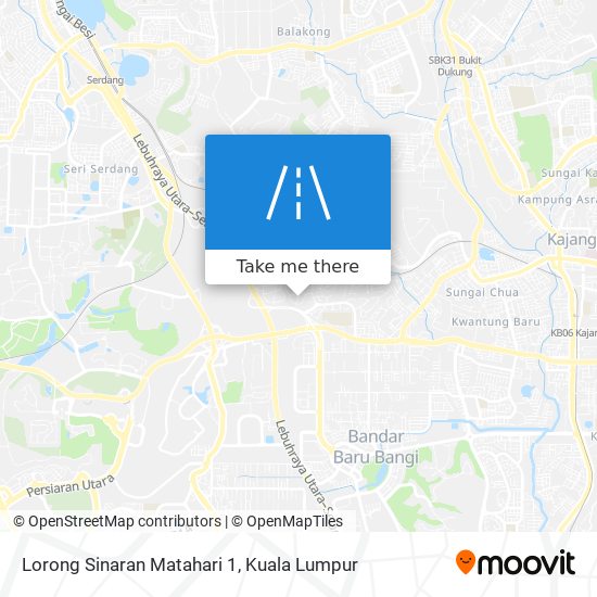 Lorong Sinaran Matahari 1 map