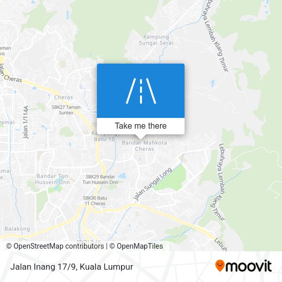 Jalan Inang 17/9 map