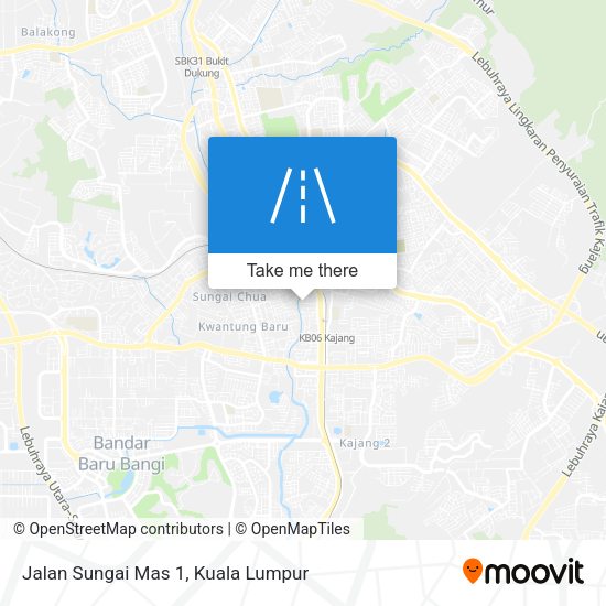 Jalan Sungai Mas 1 map