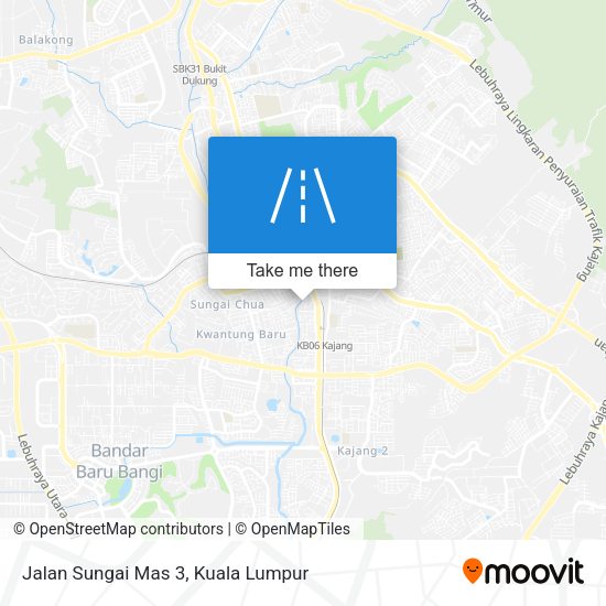 Peta Jalan Sungai Mas 3