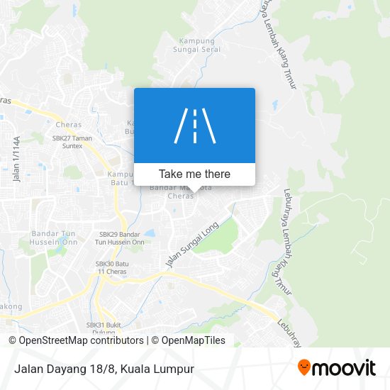 Jalan Dayang 18/8 map