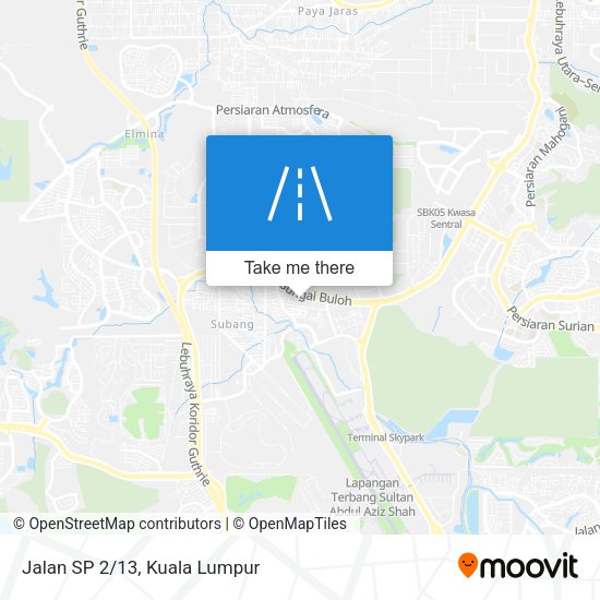 Peta Jalan SP 2/13