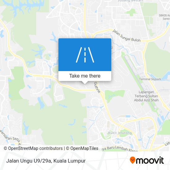 Peta Jalan Ungu U9/29a