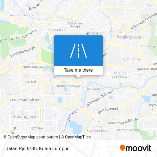 Peta Jalan Pjs 6/3h