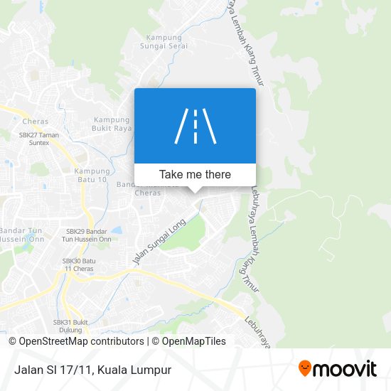 Peta Jalan Sl 17/11