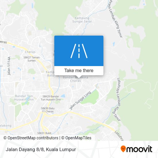 Jalan Dayang 8/8 map