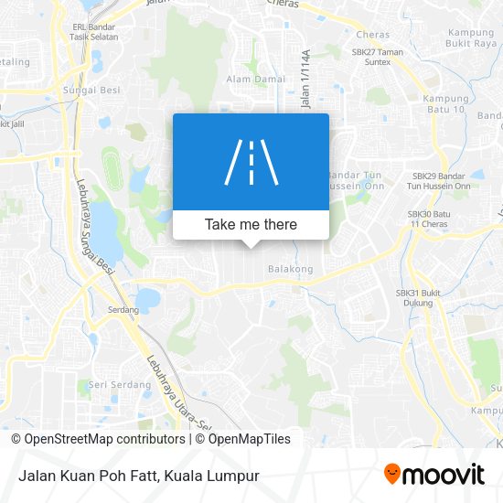 Jalan Kuan Poh Fatt map