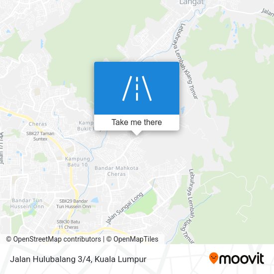 Peta Jalan Hulubalang 3/4
