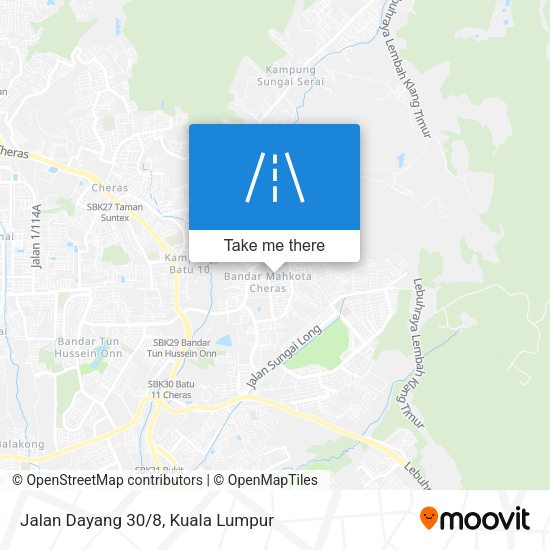 Jalan Dayang 30/8 map