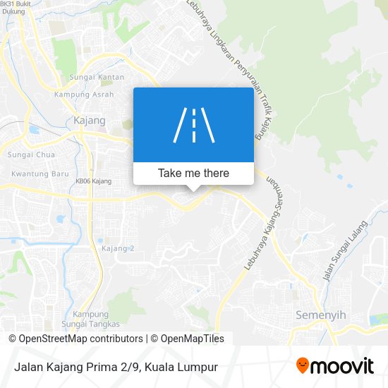 Peta Jalan Kajang Prima 2/9