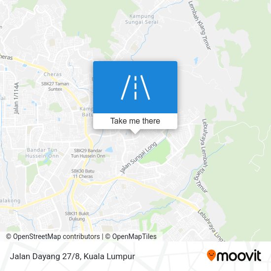 Peta Jalan Dayang 27/8