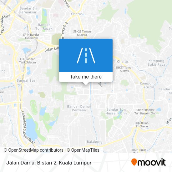 Peta Jalan Damai Bistari 2