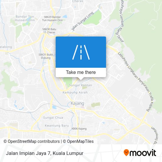 Jalan Impian Jaya 7 map
