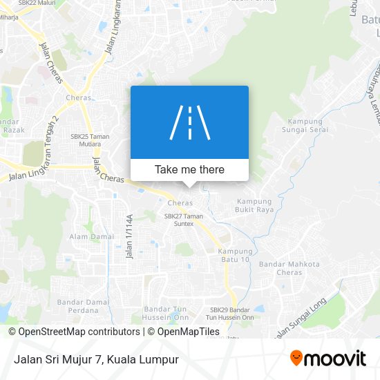Jalan Sri Mujur 7 map