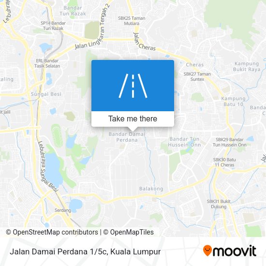 Peta Jalan Damai Perdana 1/5c