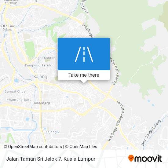 Peta Jalan Taman Sri Jelok 7