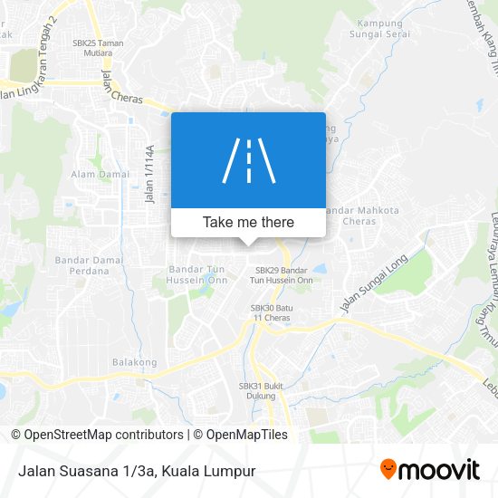 Peta Jalan Suasana 1/3a