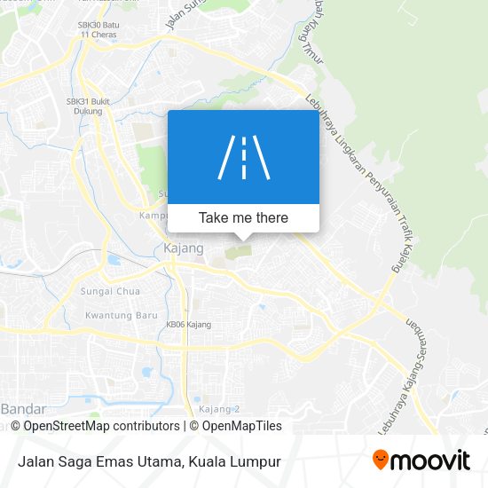 Jalan Saga Emas Utama map