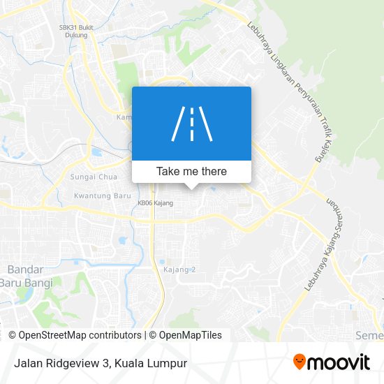 Jalan Ridgeview 3 map