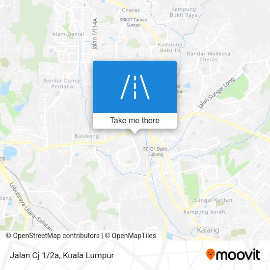 Peta Jalan Cj 1/2a