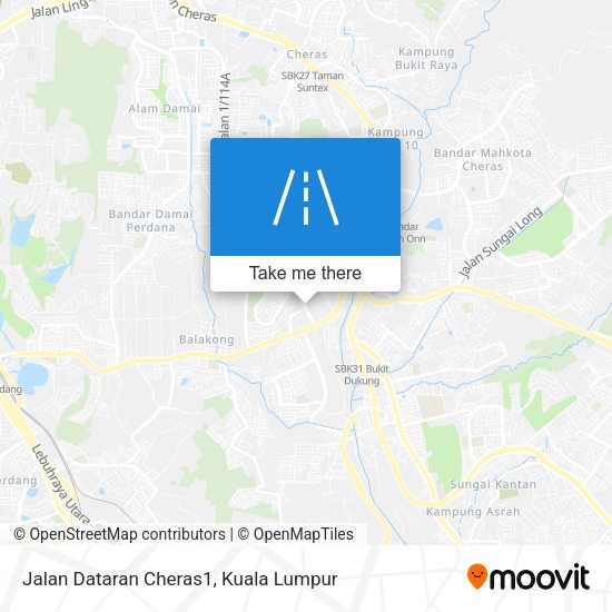 Peta Jalan Dataran Cheras1