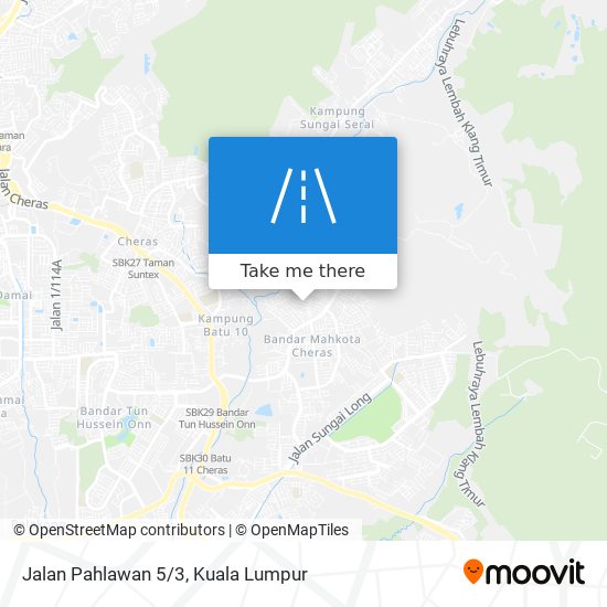 Jalan Pahlawan 5/3 map