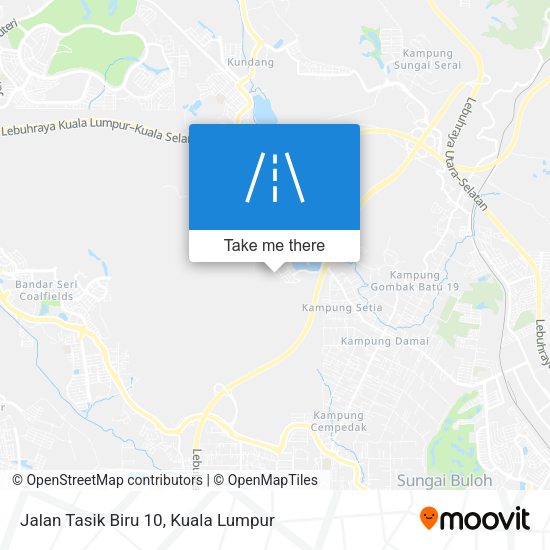 Jalan Tasik Biru 10 map