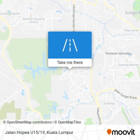 Jalan Hopea U15/19 map