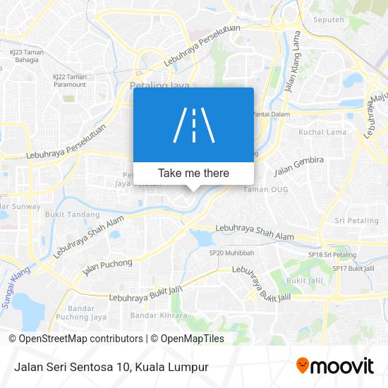 Jalan Seri Sentosa 10 map