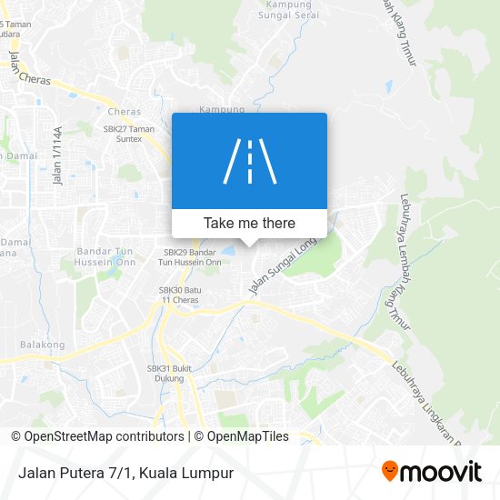 Jalan Putera 7/1 map