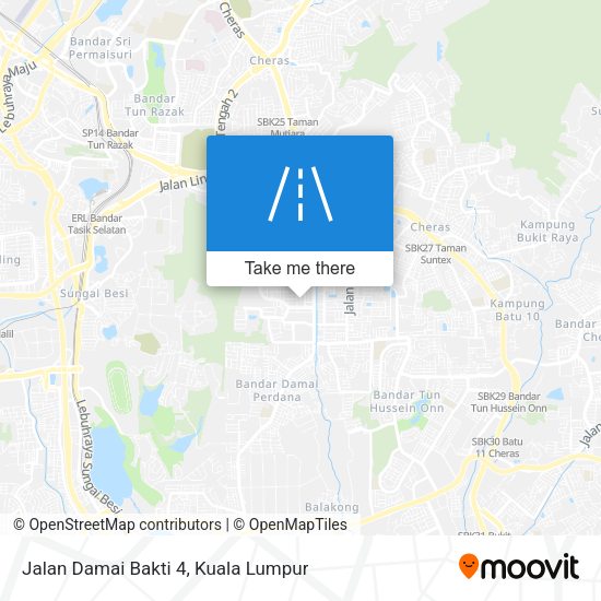 Peta Jalan Damai Bakti 4